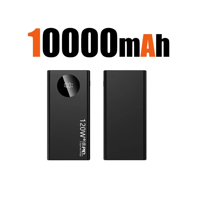 Unleash Power Anywhere: 120W 50000mAh High Capacity Power Bank for Fast Charging Your Devices - Perfect for iPhone, Samsung, and Huawei!