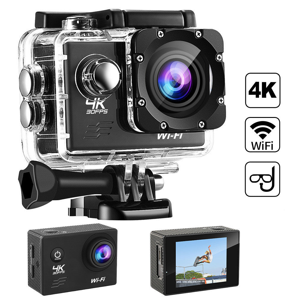 Capture Every Adventure with the 4K Waterproof Action Camera - Perfect for Outdoor Sports and Diving!
