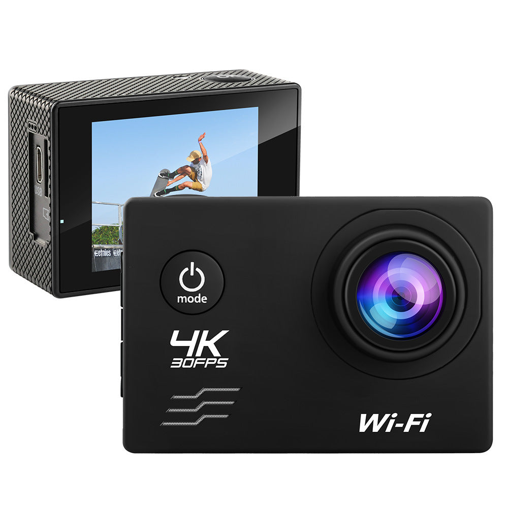 Capture Every Adventure with the 4K Waterproof Action Camera - Perfect for Outdoor Sports and Diving!
