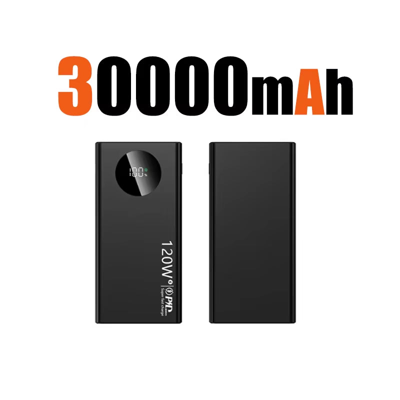 Unleash Power Anywhere: 120W 50000mAh High Capacity Power Bank for Fast Charging Your Devices - Perfect for iPhone, Samsung, and Huawei!